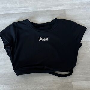 Bombshell Sportswear Classic Black Crop Top